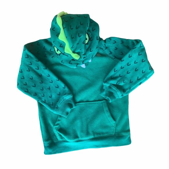 Carter's Dino/Lizard Hooded Sweatshirt 5 - Picture 1 of 4